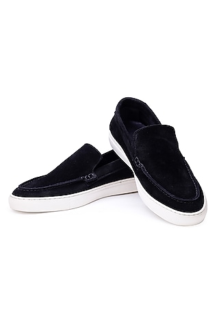 Black Suede Sneakers by SHUTIQ