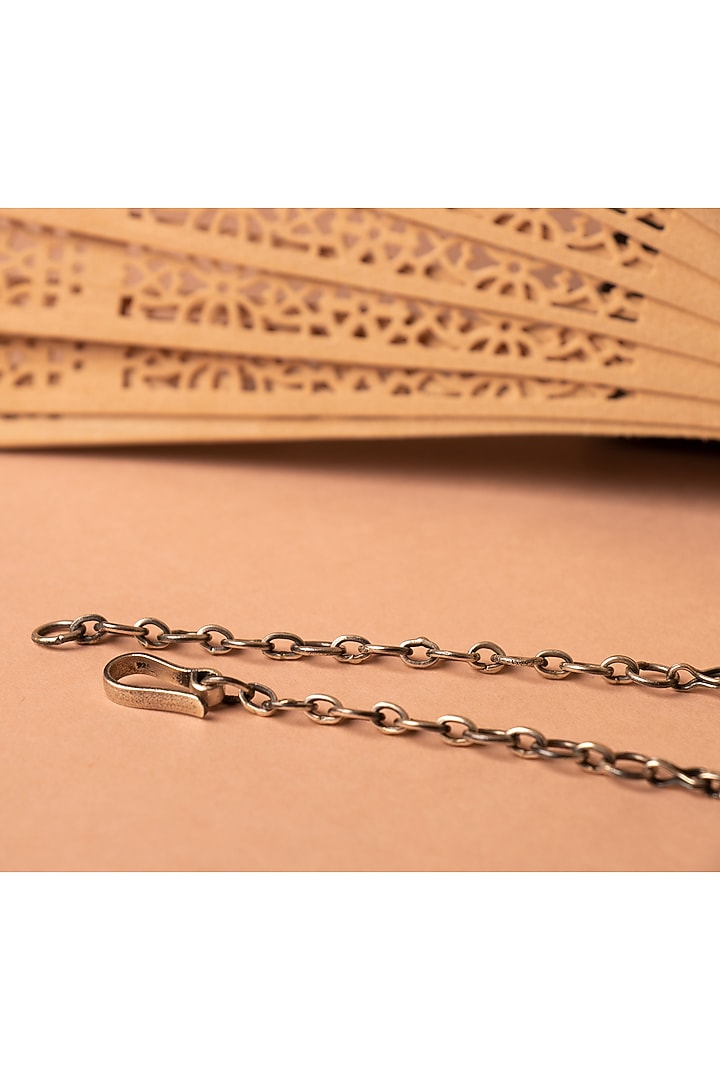 Silver Finish Handcrafted Choker Necklace In Sterling Silver by Shyle at Pernia's Pop Up Shop