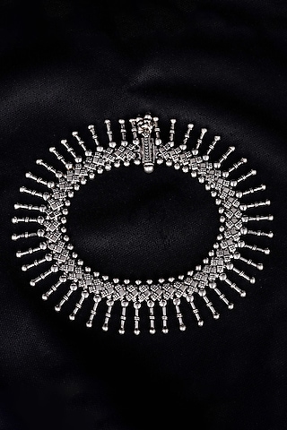 Silver Finish Handcrafted Anklets In Sterling Silver by Shyle