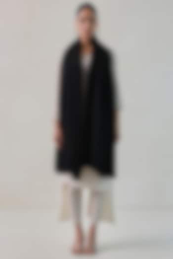 Black Cashmere Shawl by Shaza at Pernia's Pop Up Shop