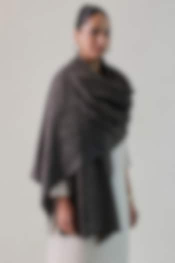Black & Grey Pashmina Stole by Shaza at Pernia's Pop Up Shop