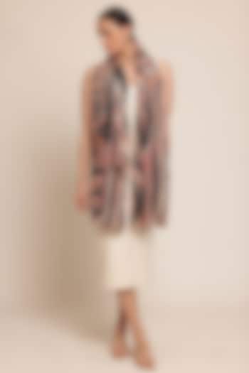 Multi-Colored Pashmina Handloom Shawl by Shaza at Pernia's Pop Up Shop