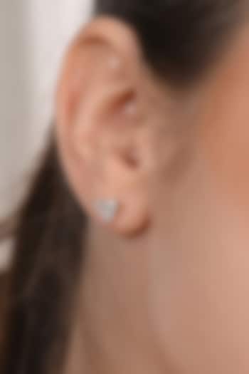 18kt Yellow Gold Finish 1.5 Carat Heart-Cut Lab Grown Diamond Stud Earrings by Shine Eternal at Pernia's Pop Up Shop