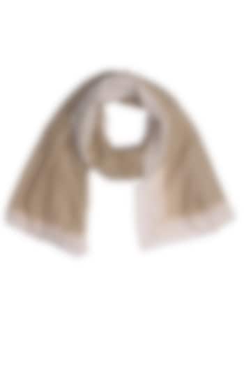 Mustard and peach dip dyed stole available only at Pernia's Pop Up Shop.