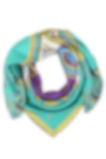 Green digital printed scarf available only at Pernia's Pop Up Shop.