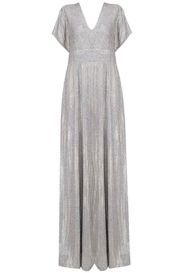Silver 70S Jumpsuit by 431-88 By Shweta Kapur