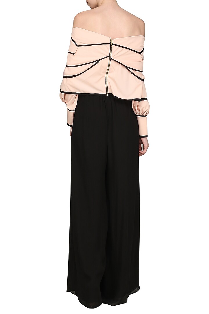 Blush pink off shoulder top available only at Pernia's Pop Up Shop.