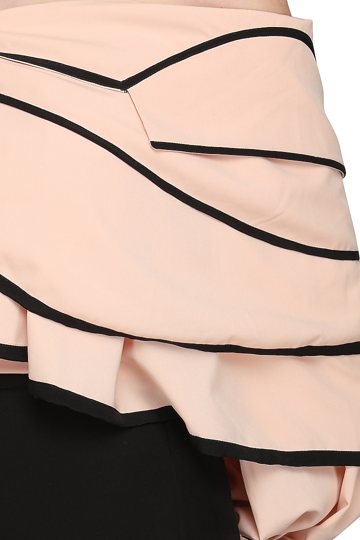 Blush pink off shoulder top available only at Pernia's Pop Up Shop.