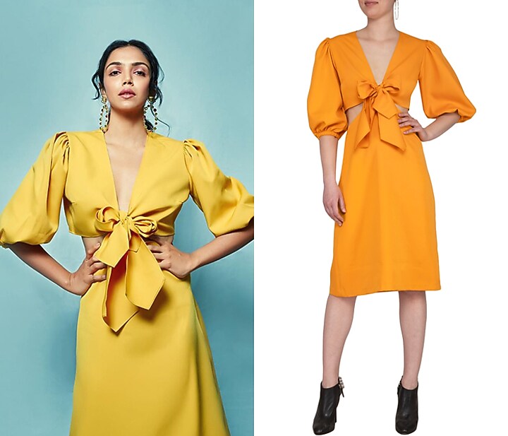 Mango Mojito Knotted Two Piece Summer Dress by Samatvam By Anjali Bhaskar at Pernia's Pop Up Shop