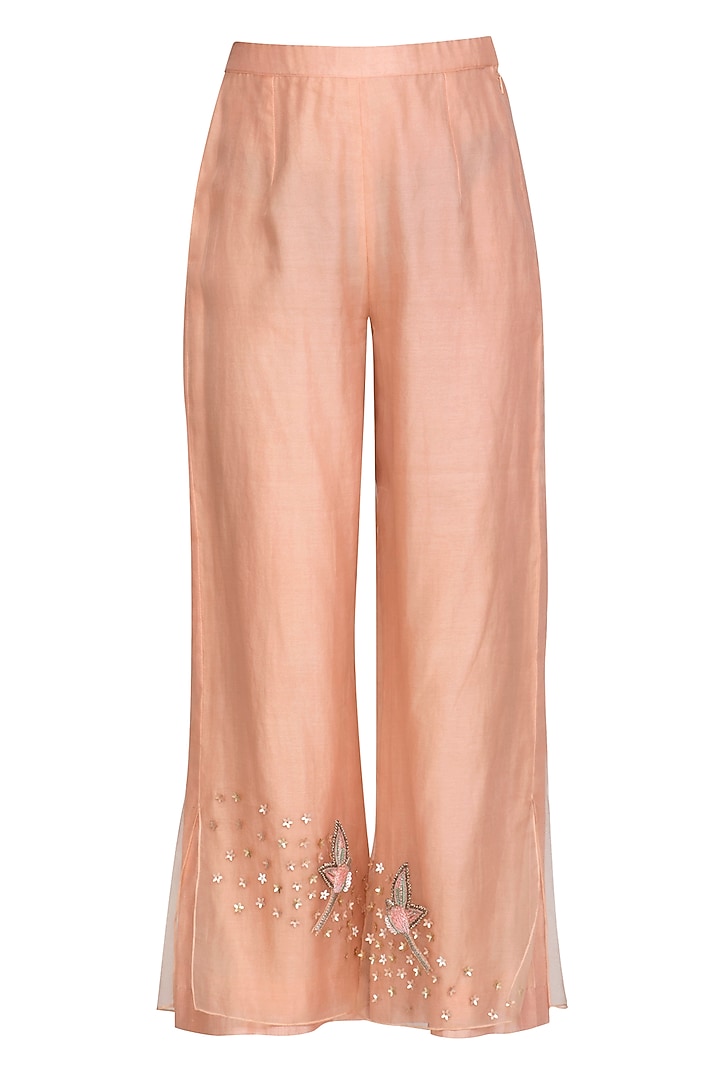 Hazelnut Embroidered Kurta With Pants by Show Shaa at Pernia's Pop Up Shop