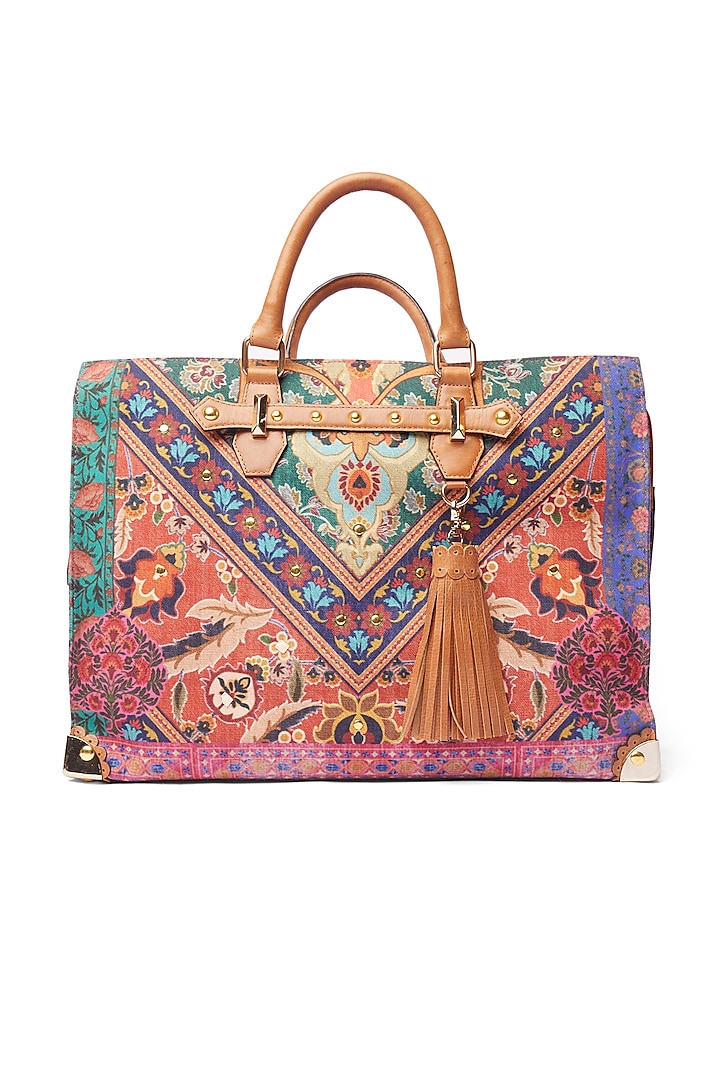 Multi-Colored Printed Tote Bag by Siddhartha Bansal X Avocado