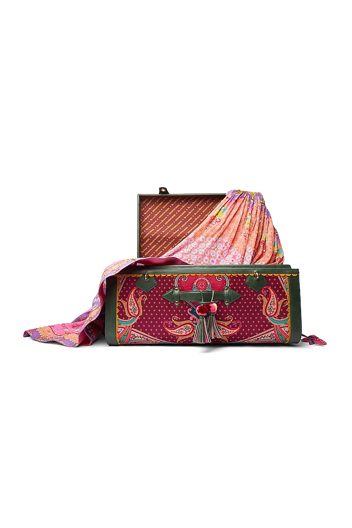 Multi-Colored Embroidered Trunk Bag by Siddhartha Bansal X Avocado at Pernia's Pop Up Shop