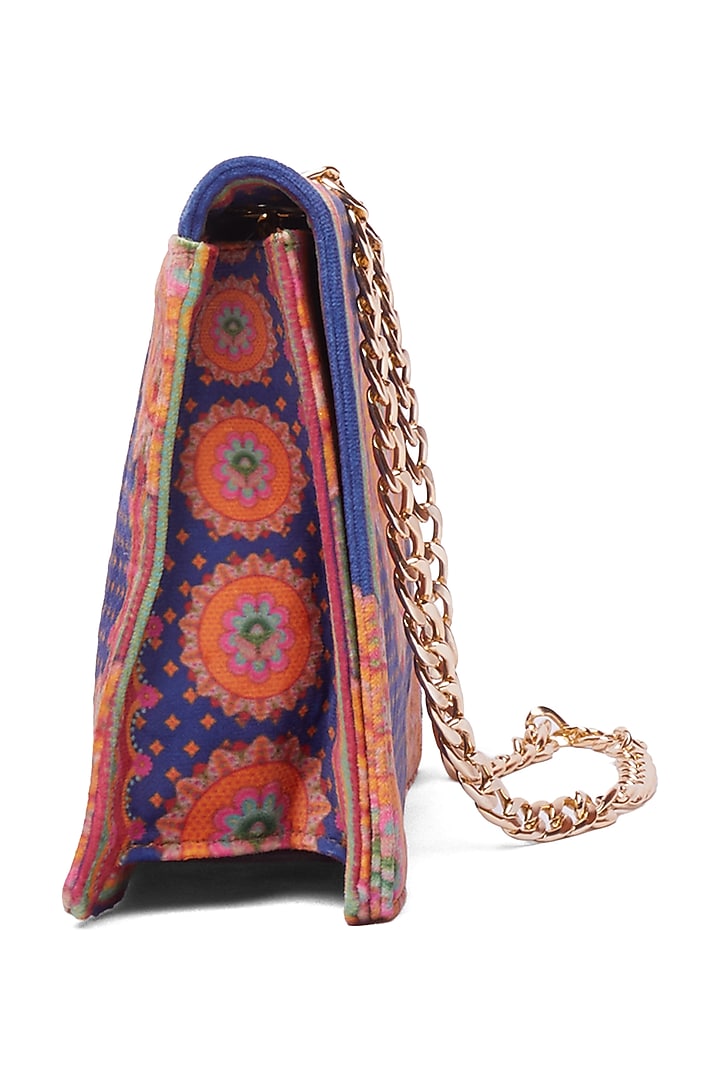 Blueberry Floral Printed Handbag by Siddhartha Bansal X Avocado at Pernia's Pop Up Shop
