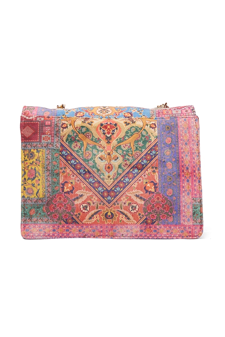Multi-Colored Rug Printed Handbag by Siddhartha Bansal X Avocado