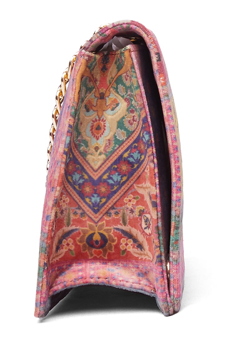 Multi-Colored Rug Printed Handbag by Siddhartha Bansal X Avocado at Pernia's Pop Up Shop