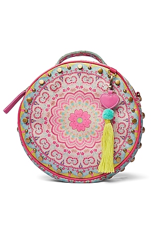 Grey Faux Leather Handbag by Siddhartha Bansal X Avocado
