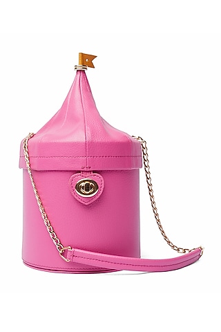 Fuchsia Circus Tent Handbag by Siddhartha Bansal X Avocado