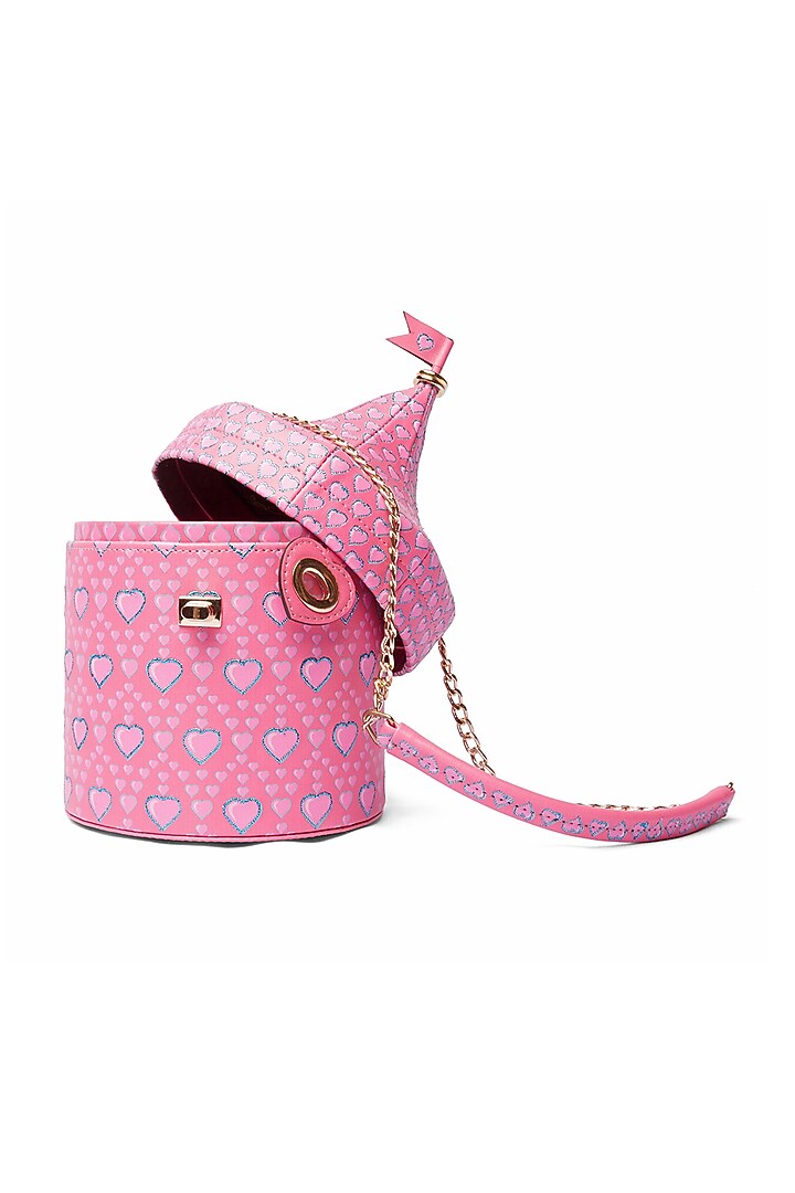 Fuchsia Embroidered Circuit Tent Handbag by Siddhartha Bansal X Avocado at Pernia's Pop Up Shop