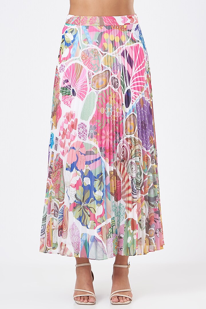 Grey Neon Printed Top by SIDDHARTHA BANSAL at Pernia's Pop Up Shop