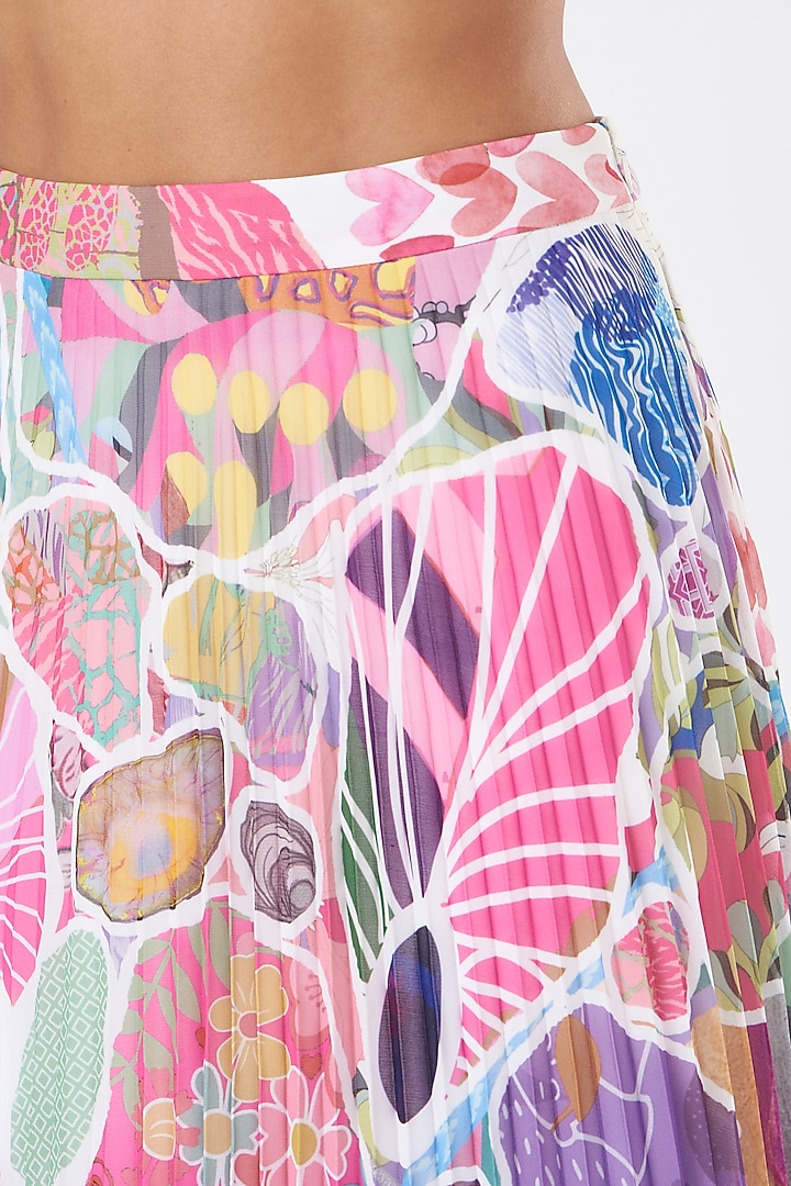 Grey Neon Printed Top by SIDDHARTHA BANSAL at Pernia's Pop Up Shop