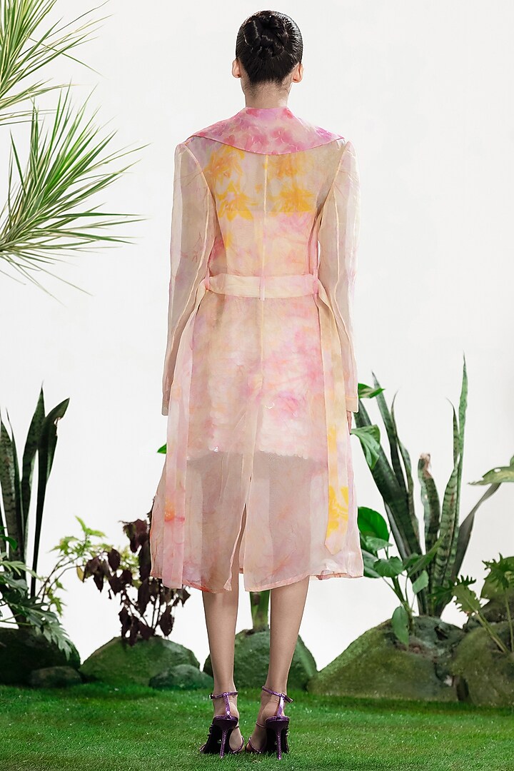 Multi-Colored Crepe Sequin Embroidered Skirt Set by SIDDHARTHA BANSAL at Pernia's Pop Up Shop