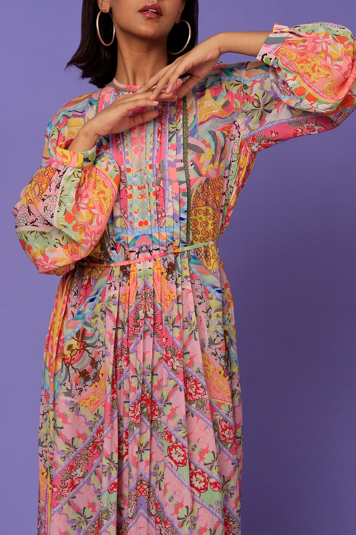 Cotton Digital Print Festive Wear Designer Gown