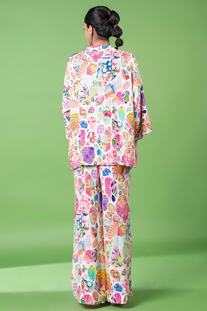 Multi-Colored Rayon Twill Co-Ord Set by SIDDHARTHA BANSAL at Pernia's Pop Up Shop
