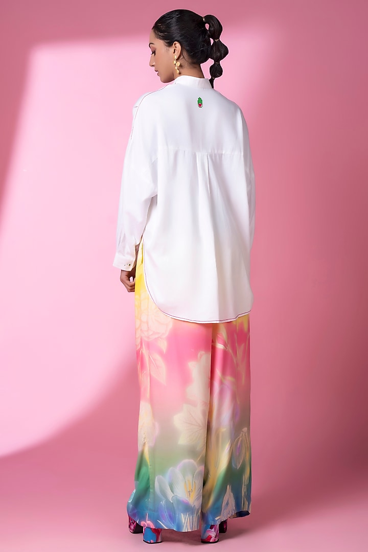 Multi-Colored Rayon Twill Co-Ord Set by SIDDHARTHA BANSAL at Pernia's Pop Up Shop