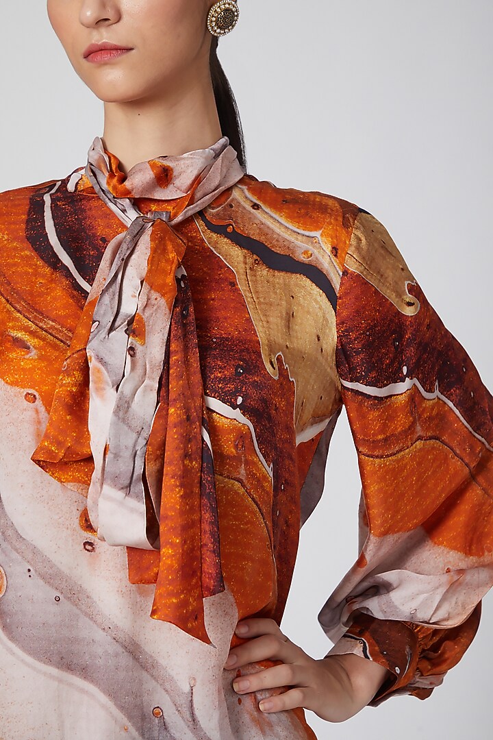 Multi Colored Printed Top by SIDDHARTHA BANSAL at Pernia's Pop Up Shop