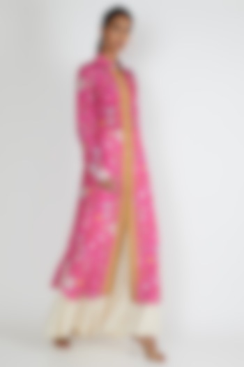 Blush Pink Shirt Dress by Siddhartha Bansal
