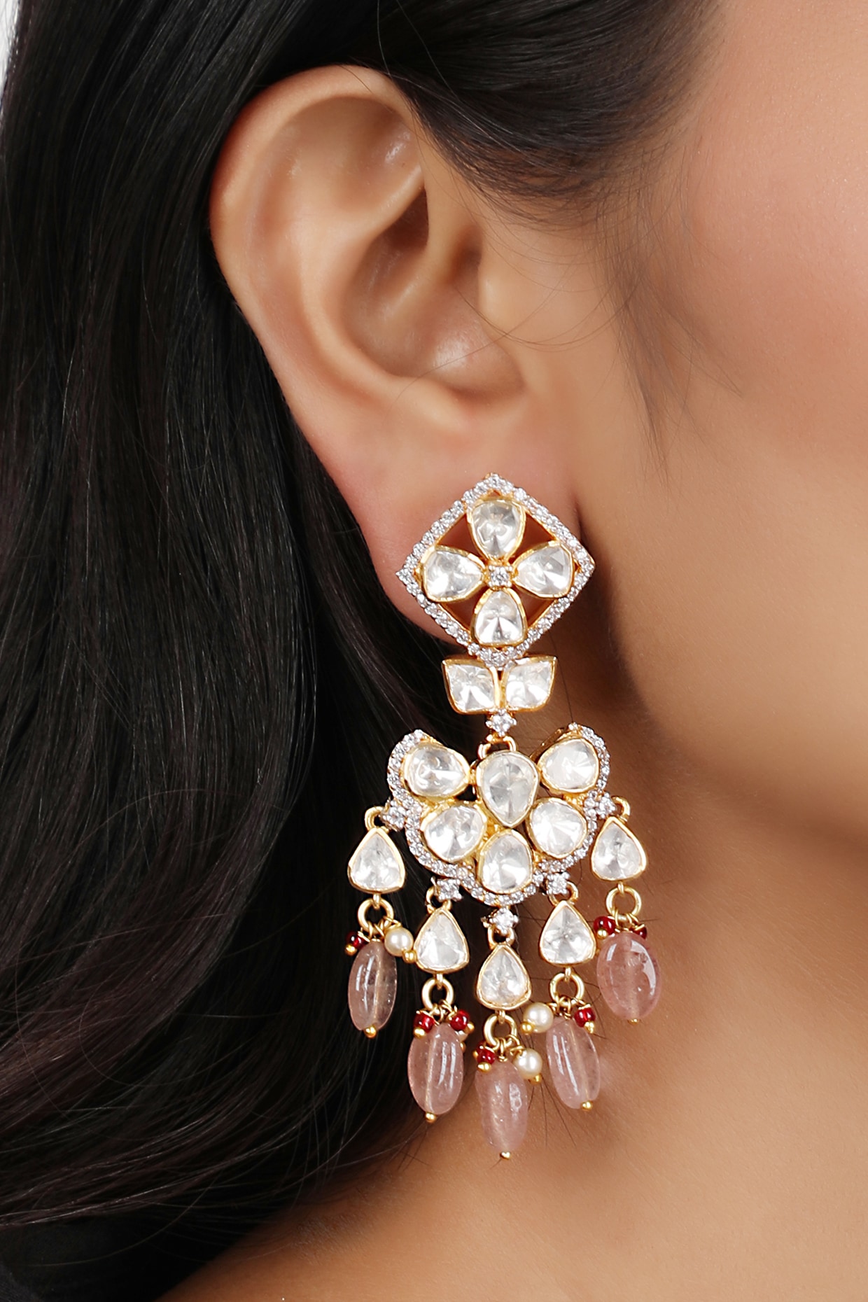 Buy Prathaz fashion Antique Chandbali Earring Gold (Meen 249) Online at  Best Prices in India - JioMart.