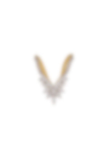 Gold Rhodium Plated Zircon Ring In Sterling Silver by Sica Jewellery at Pernia's Pop Up Shop