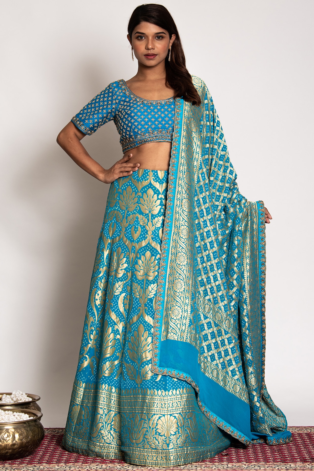 Gorgeous Banarasi Lehengas We Are Totally Crushing On! | Indian gowns  dresses, Lehenga designs, Indian fashion dresses