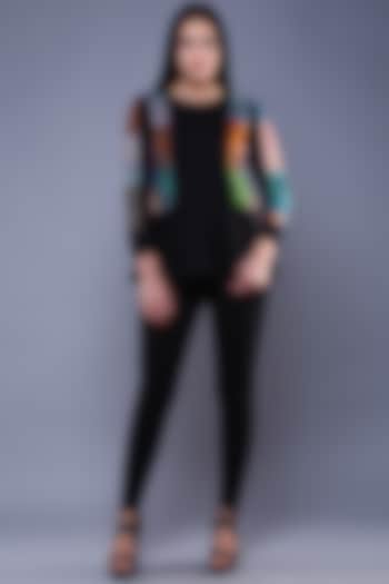 Black Embroidered Top by Simply Kitsch at Pernia's Pop Up Shop