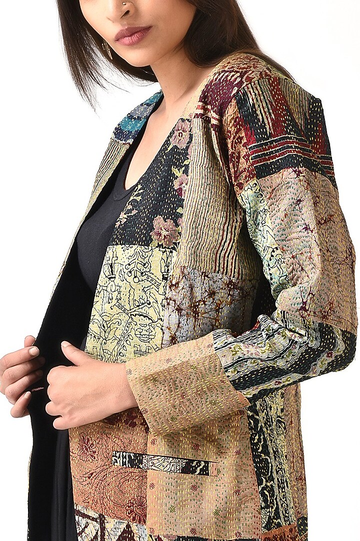 Multi-Colored Embroidered Jacket Set by Simply Kitsch at Pernia's Pop Up Shop