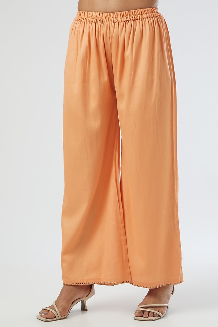 Orange Tie-Dyed Kurta Set by Simply Kitsch at Pernia's Pop Up Shop