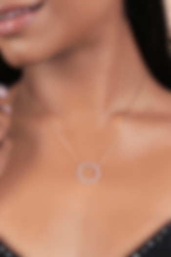 14kt Yellow Gold Diamond Throat Chakra Small Necklace by SIMSUM FINE JEWELRY at Pernia's Pop Up Shop