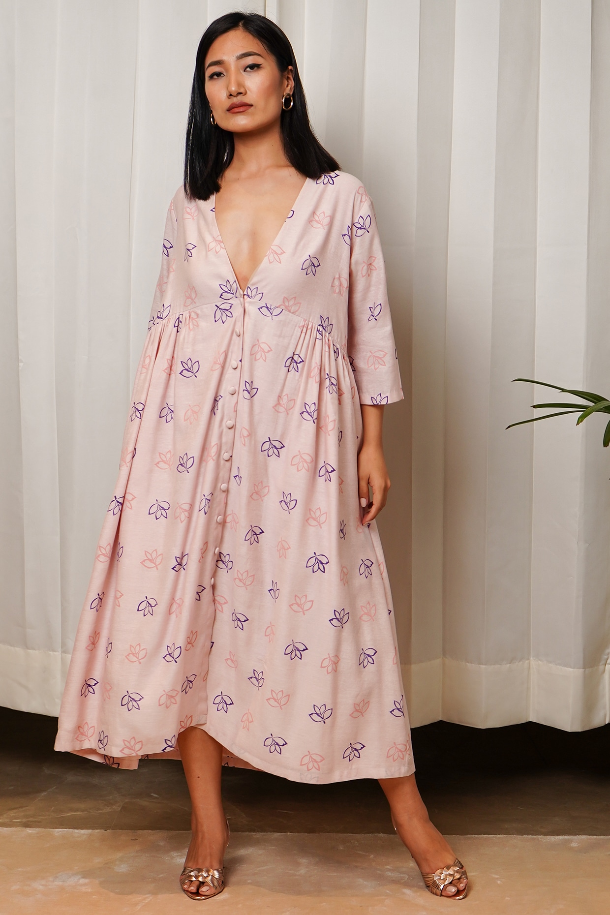 halter white dress long Caden Halter Neck Maxi Dress main image 1