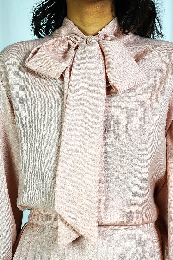 Pink Embroidered Top by Shiori at Pernia's Pop Up Shop