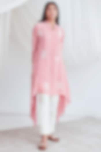 Blush Pink Tunic With Slip by Sitaraa