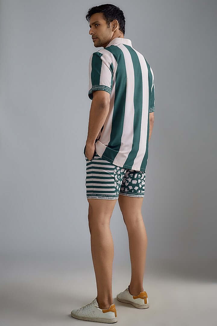 Green Soft Butter Crepe Printed Co-Ord Set by SIDHARTH K KAKKAR at Pernia's Pop Up Shop
