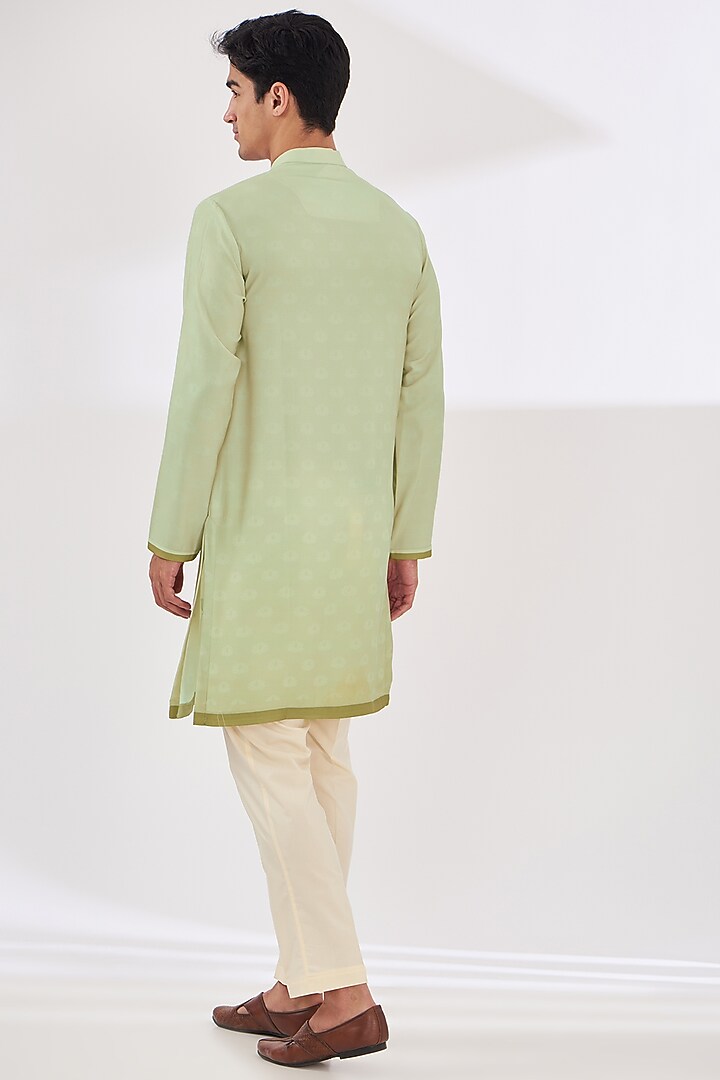 Beige Crepe Digital Animal Printed Indo-Western Set by SIDHARTH K KAKKAR at Pernia's Pop Up Shop