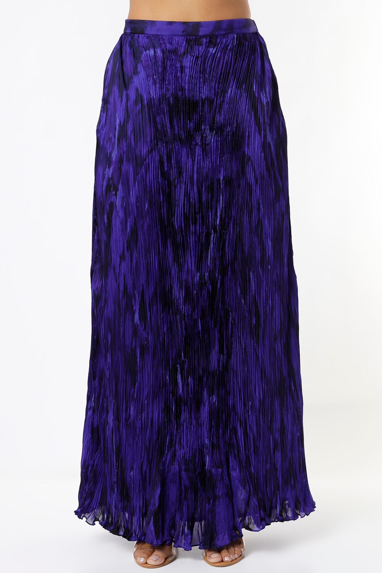 Purple Chiffon Skirt