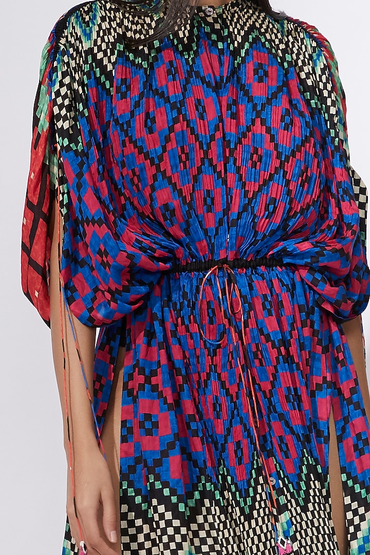 Multi Colored Printed Kaftan by Saaksha & Kinni at Pernia's Pop Up Shop