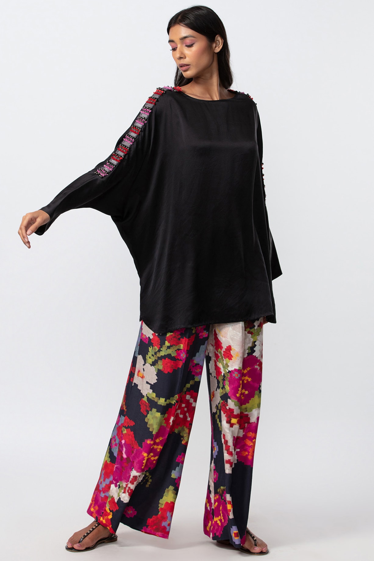 Printed Palazzo Pants by SWAK Designs • THE PLUS-SIZE BACKPACKER