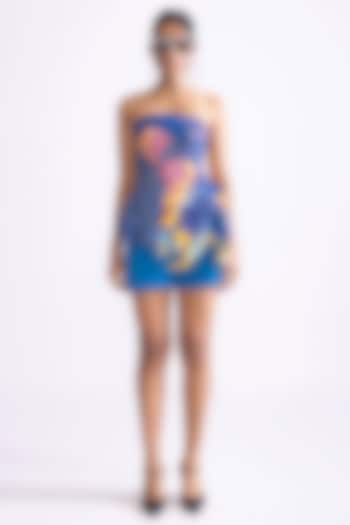 Blue Mushroom Twill Co-Ord Set by Saaksha & Kinni at Pernia's Pop Up Shop