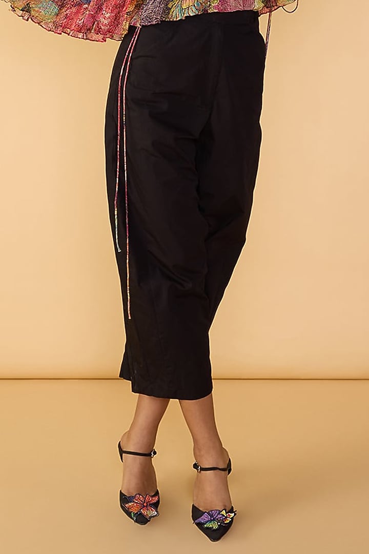 Multi-Colored Cotton Silk Abstract Floral Printed Co-Ord Set by Saaksha & Kinni at Pernia's Pop Up Shop