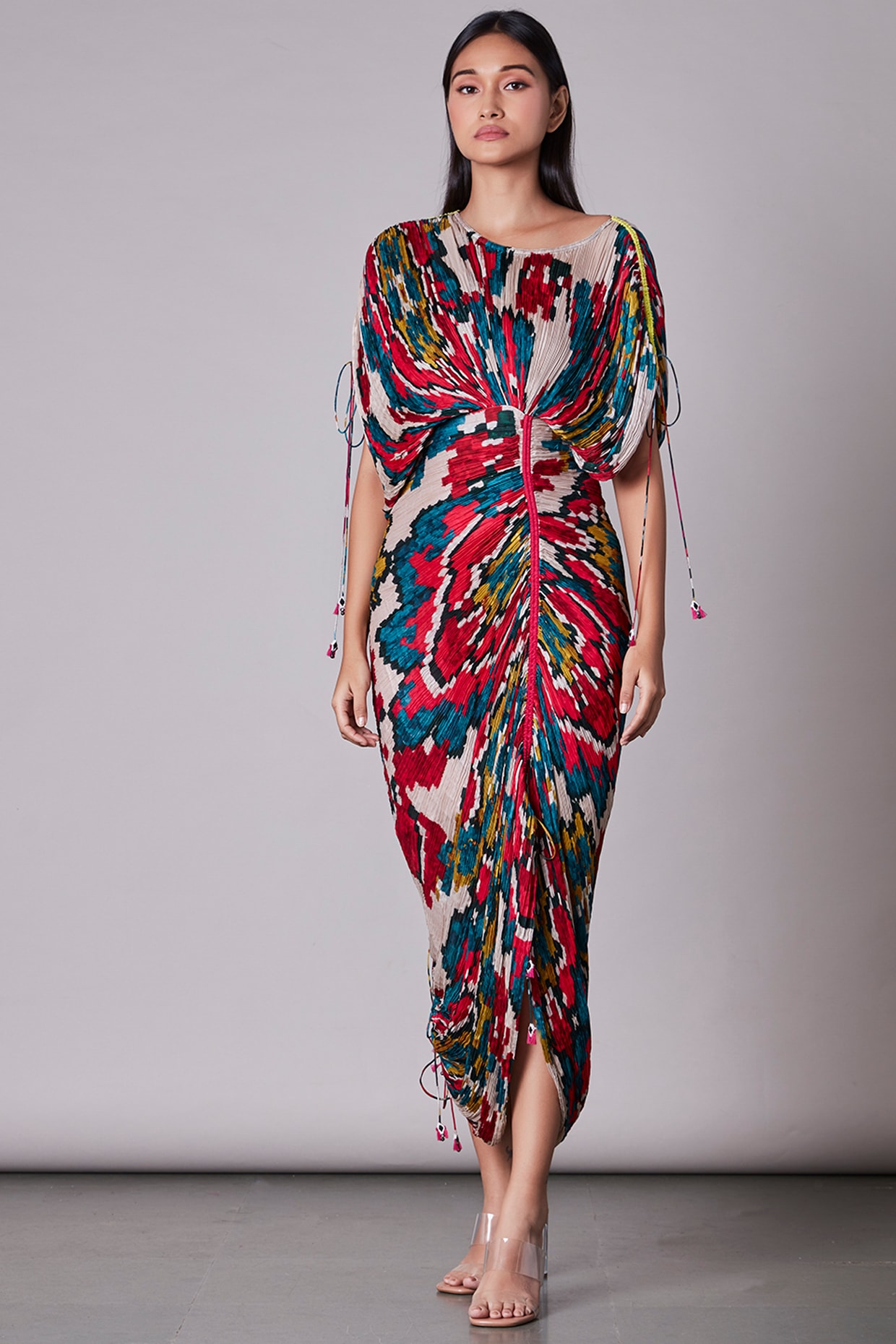 hawaiian print kaftan