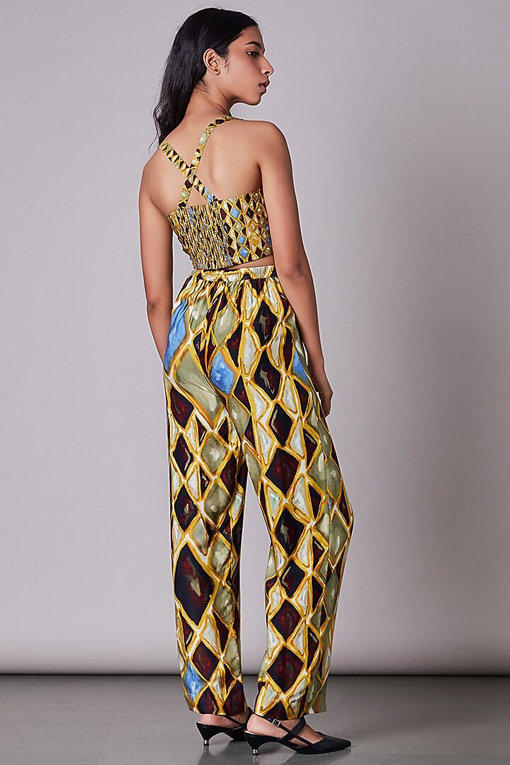Multi-Colored Satin Bustier by Saaksha & Kinni at Pernia's Pop Up Shop
