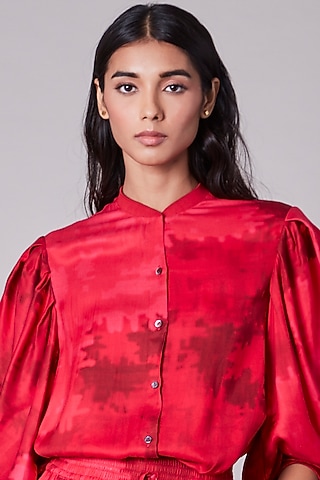 Cherry Printed Shirt by Saaksha & Kinni